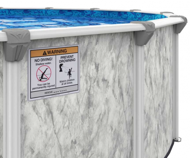 Embassy 15' Round Sea Isle 54" Wall